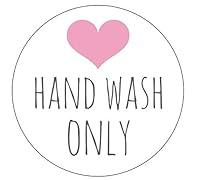 Algopix Similar Product 15 - Hand Wash Only Stickers - Set of 20