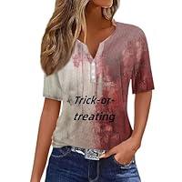 Algopix Similar Product 6 - Womens Halloween Shirts Womens Summer