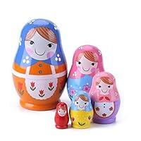 Algopix Similar Product 5 - NMGMJQ Matryoshka Stacking Dolls 5