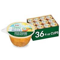 Algopix Similar Product 15 - Dole Fruit Bowls Diced Peaches in 100