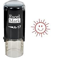 Algopix Similar Product 12 - Happy Sun  ExcelMark Round SelfInking