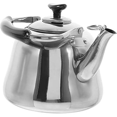 Whistling Stovetop Tea Kettle Stainless Steel, Hot Water Fast to