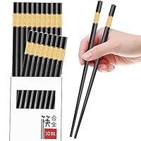 Algopix Similar Product 20 - 10 Pairs Reusable Chopsticks Dishwasher