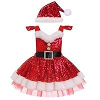 Algopix Similar Product 3 - AWIBMK Baby Girls Christmas Sequins