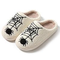 Algopix Similar Product 13 - Halloween Slippers Spiderweb Slippers