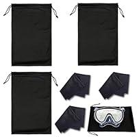 Algopix Similar Product 2 - PEUTIER 6pcs Ski Goggle Drawstring Bags