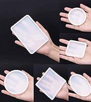Algopix Similar Product 2 - 6 Pack Big Designs Resin MoldsSquare