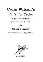 Algopix Similar Product 14 - Colin Wilsons Outsider Cycle a