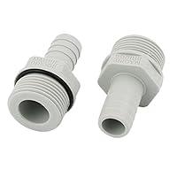 Algopix Similar Product 5 - uxcell 2pcs 34BSP Pipe Joiner Fitting