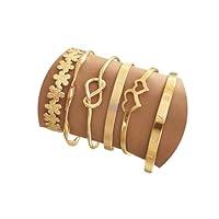 Algopix Similar Product 5 - IFKM Gold Bangle Bracelets For Women