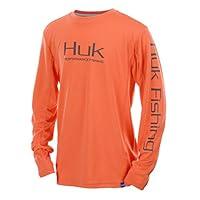 Algopix Similar Product 3 - Huk Youth Icon X Long Sleeve Shirt 