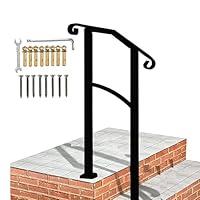 Algopix Similar Product 5 - Handrails for Outdoor Steps Gray