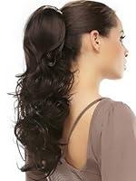 Algopix Similar Product 2 - Forever Young Dark Brown Clip In Pony