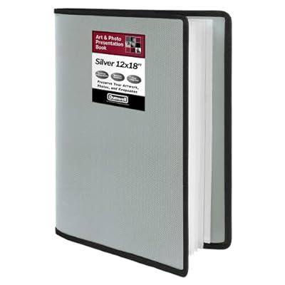 Best Deal for Dunwell 12x18 Large Portfolio Book - (Silver), Soft