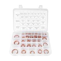 Algopix Similar Product 3 - 568Pcs 30 Sizes Copper Washers Flat