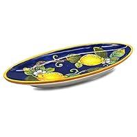 Algopix Similar Product 5 - Small Oval Ceramic Tray for kitchen 