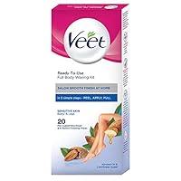 Algopix Similar Product 17 - Veet Full Body Waxing Kit  Sensitive