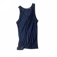 Algopix Similar Product 17 - Lonxu Mens 100 Silk Knitted Basic Tank