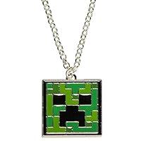 Algopix Similar Product 14 - JINX Minecraft Creeper Face Pendant