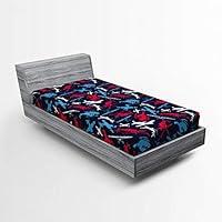 Algopix Similar Product 19 - Ambesonne Airplane Fitted Sheet