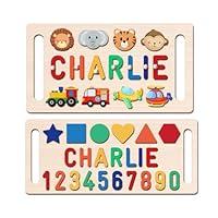 Algopix Similar Product 1 - Personalized Name Puzzle for Toddlers