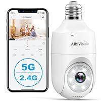 Algopix Similar Product 5 - 2K Light Bulb Security Camera 