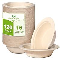 Algopix Similar Product 7 - greensight 16oz Disposable Paper Bowls