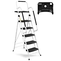 Algopix Similar Product 3 - SocTone 5 Step Ladder with Handrails