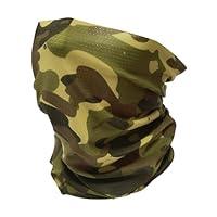 Algopix Similar Product 20 - Bilymate Green Camo Cooling Neck Gaiter