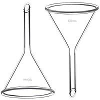 Algopix Similar Product 3 - 50mm Glass Funnel Short Stem