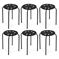 Algopix Similar Product 13 - COSTWAY 6Pack Plastic Stack Stools