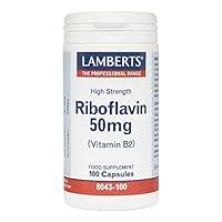 Algopix Similar Product 3 - LAMBERTS VITAMINA B2 50