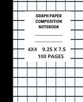 Algopix Similar Product 15 - Graph Paper Composition Notebook For