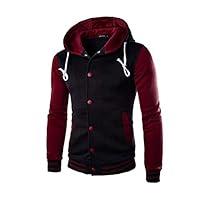 Algopix Similar Product 20 - Ohbiger Mens Outerwear Light Hooded