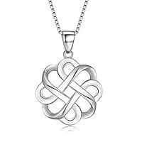 Algopix Similar Product 5 - GDDX Irish Celtic Knot Pendant Necklace