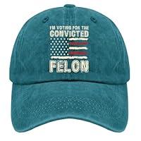 Algopix Similar Product 13 - Im Voting for The Convicted Felon Hat