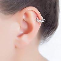 Algopix Similar Product 9 - Sterling Silver Tragus Earring Tribal