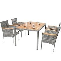 Algopix Similar Product 12 - ARTBUSKE 5 Piece Outdoor Patio Table