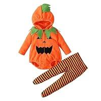 Algopix Similar Product 2 - Toddler Pumpkin Costume Outfits Baby