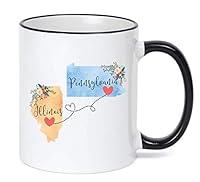 Algopix Similar Product 6 - Pennsylvania Illinois Mug State to