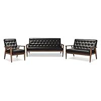 Algopix Similar Product 1 - Baxton Studio Sorrento 3 Piece Faux