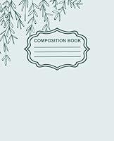 Algopix Similar Product 19 - Elegant Composition Notebook Wide