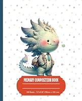 Algopix Similar Product 15 - Dragon Primary Composition Notebook