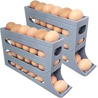 Algopix Similar Product 7 - 4 Tiers Egg Holder for Fridge 2024 New