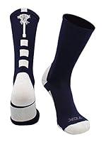 Algopix Similar Product 3 - Midline Lacrosse Logo Crew Socks