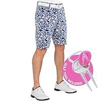 Algopix Similar Product 1 - Royal  Awesome Club Swirl Golf Shorts