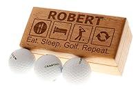 Algopix Similar Product 8 - Personalized Golfball Gift Box Eat