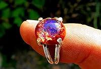 Algopix Similar Product 16 - Awesome Gem Cantera Fire Opal Silver