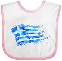 Algopix Similar Product 16 - inktastic Abstract Greek Flag Baby Bib