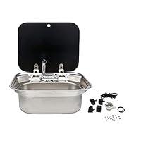 Algopix Similar Product 13 - HWHongRV Rv Sink Camper Sink with Cover